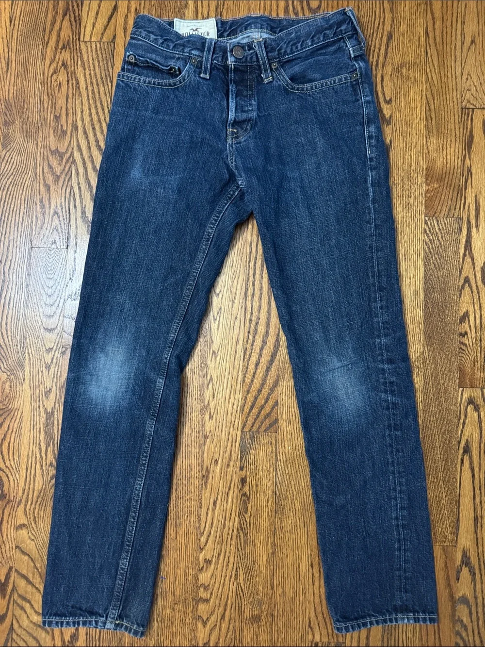 Y2K Hollister Skinny Jeans Dark Wash W28 L30 Women’s 2000s Low Rise Denim